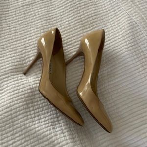 Jimmy choo 40 1/2 beige heel